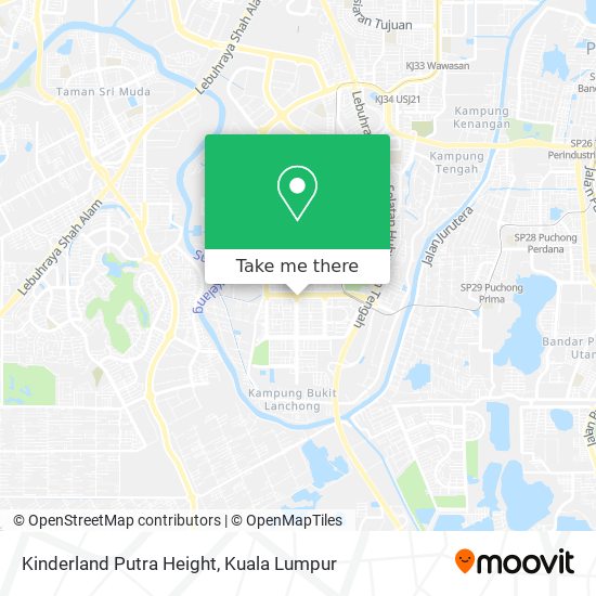 Kinderland Putra Height map