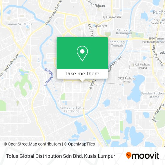 Tolus Global Distribution Sdn Bhd map