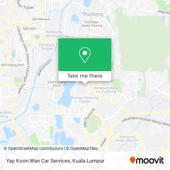 Yap Koon Wan Car Services map