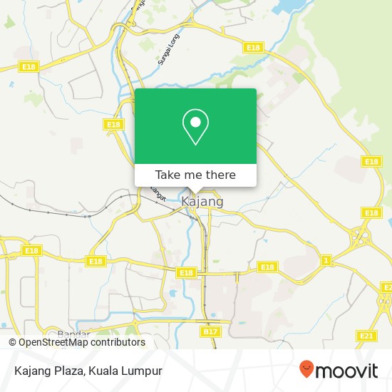 Kajang Plaza map