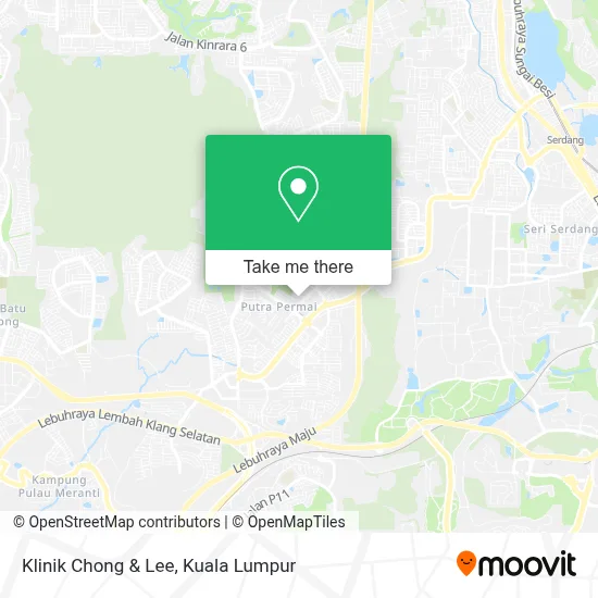 Klinik Chong & Lee map