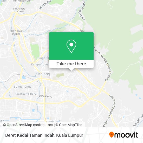 Deret Kedai Taman Indah map