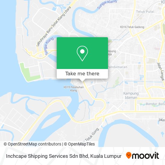 Inchcape Shipping Services Sdn Bhd map