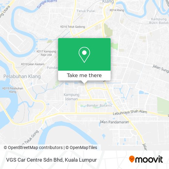 Peta VGS Car Centre Sdn Bhd