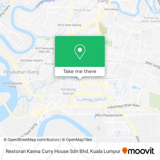 Peta Restoran Kanna Curry House Sdn Bhd
