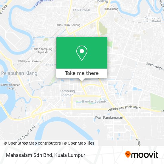 Mahasalam Sdn Bhd map