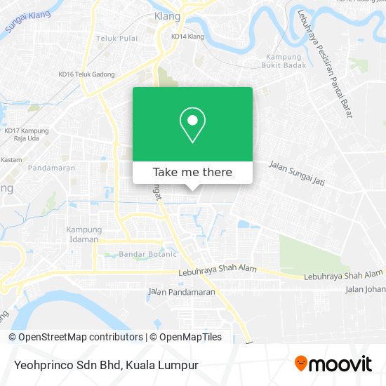 Yeohprinco Sdn Bhd map