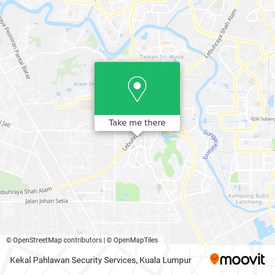 Peta Kekal Pahlawan Security Services