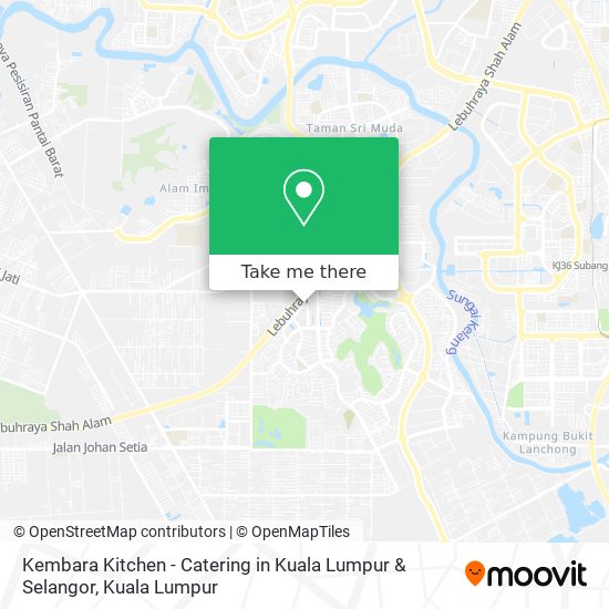 Kembara Kitchen - Catering in Kuala Lumpur & Selangor map