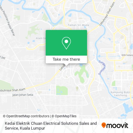 Kedai Elektrik Chuan Electrical Solutions Sales and Service map