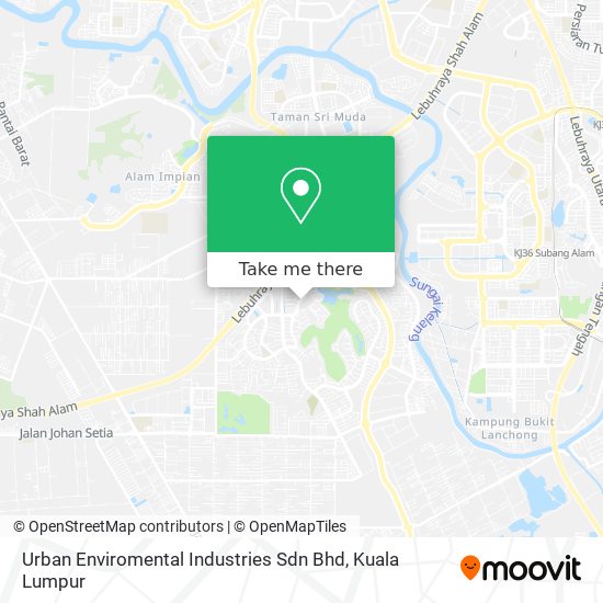 Urban Enviromental Industries Sdn Bhd map