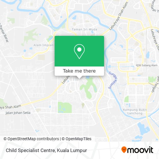 Child Specialist Centre map