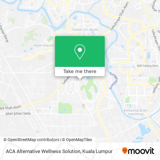 ACA Alternative Wellness Solution map
