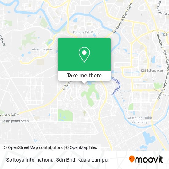 Softoya International Sdn Bhd map