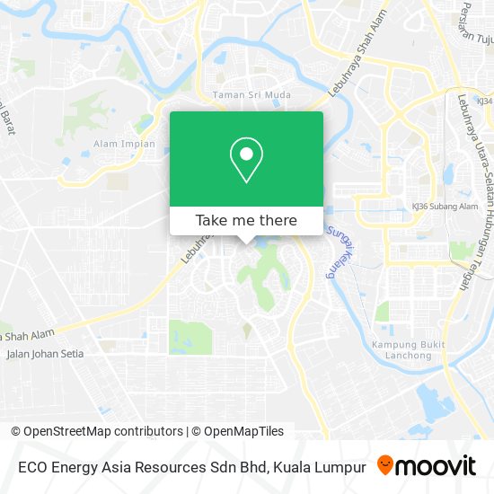 ECO Energy Asia Resources Sdn Bhd map