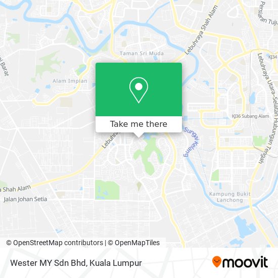 Wester MY Sdn Bhd map