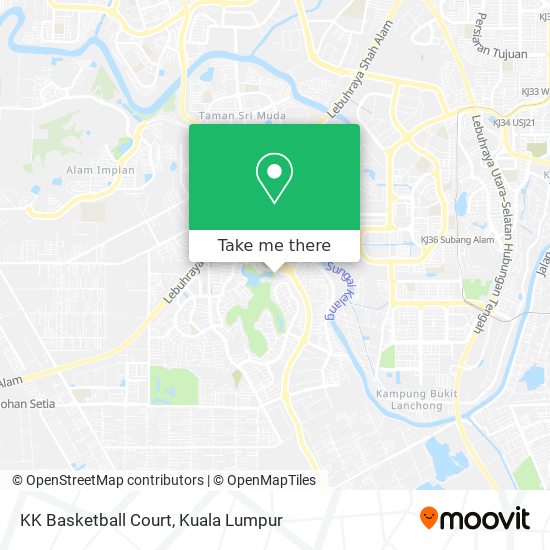 Peta KK Basketball Court