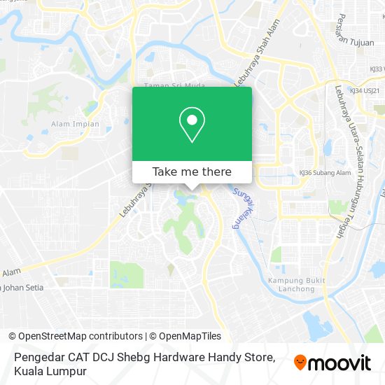 Peta Pengedar CAT DCJ Shebg Hardware Handy Store