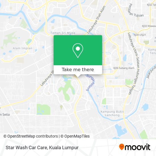 Star Wash Car Care map