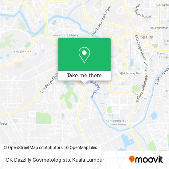 DK Dazzlily Cosmetologists map