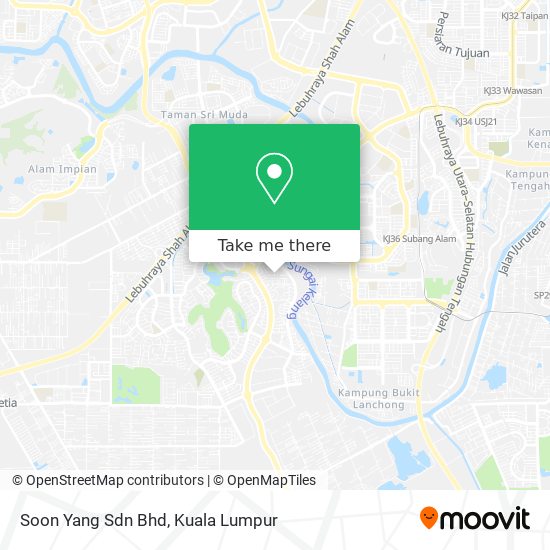 Soon Yang Sdn Bhd map