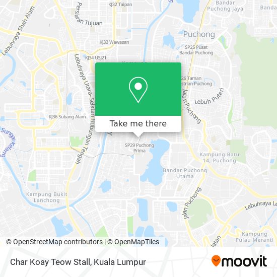 Char Koay Teow Stall map