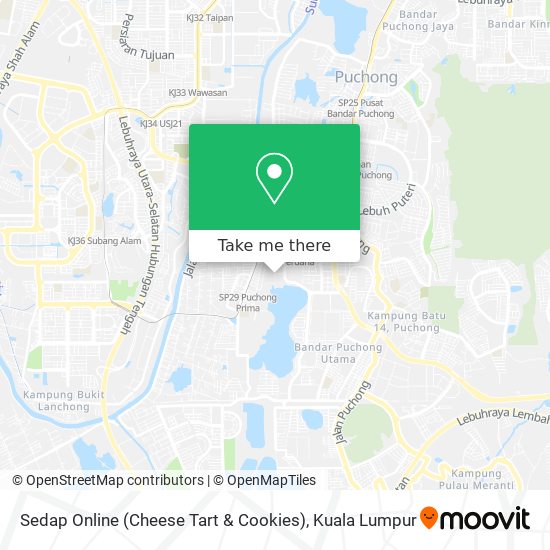 Sedap Online (Cheese Tart & Cookies) map