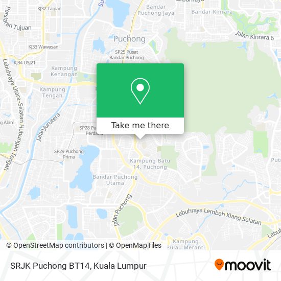 Peta SRJK Puchong BT14