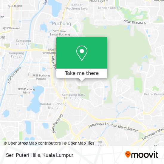 Seri Puteri Hills map