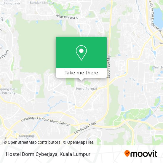 Hostel Dorm Cyberjaya map