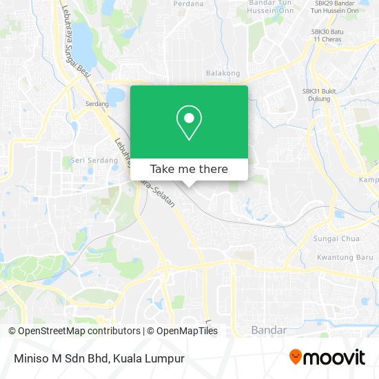 Miniso M Sdn Bhd map