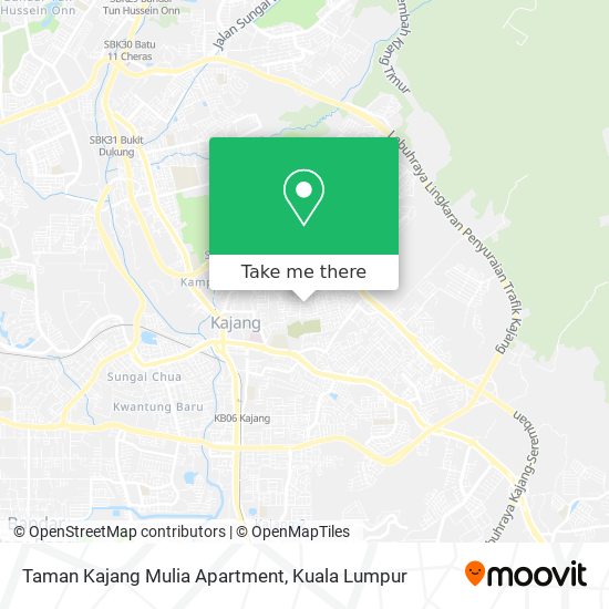 Taman Kajang Mulia Apartment map