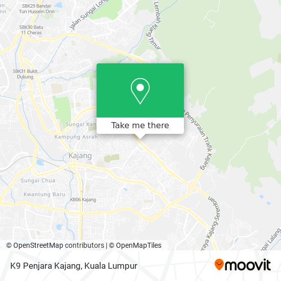 K9 Penjara Kajang map