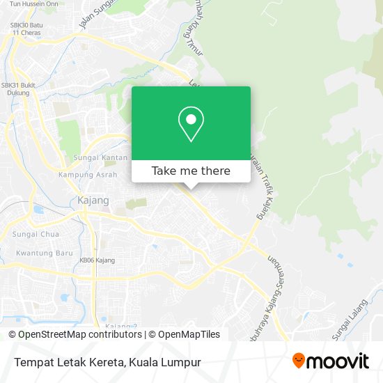 Peta Tempat Letak Kereta