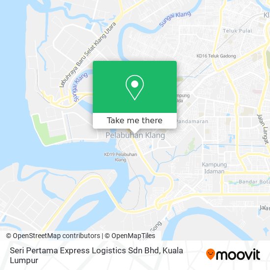 Peta Seri Pertama Express Logistics Sdn Bhd