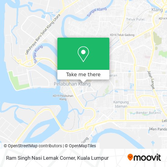 Ram Singh Nasi Lemak Corner map
