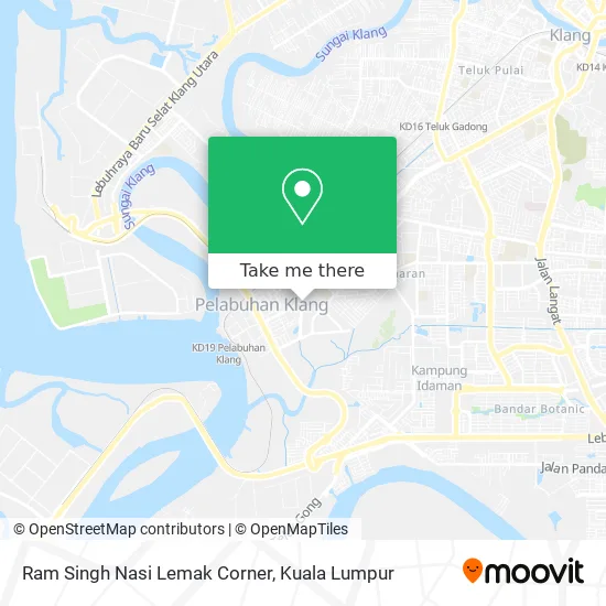 Ram Singh Nasi Lemak Corner map