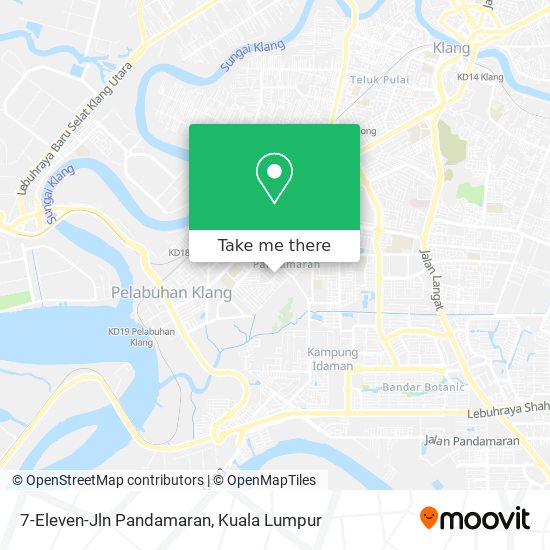 Peta 7-Eleven-Jln Pandamaran
