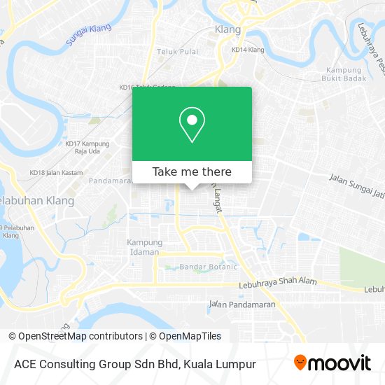 Peta ACE Consulting Group Sdn Bhd
