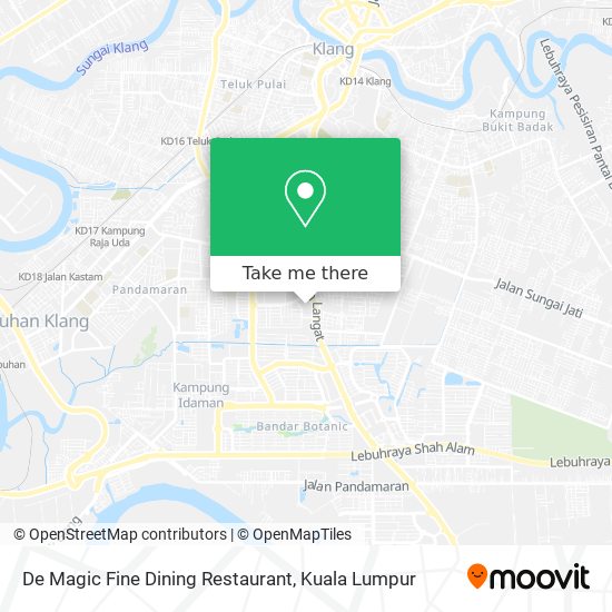 De Magic Fine Dining Restaurant map