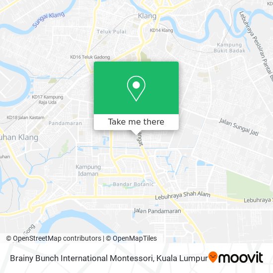 Brainy Bunch International Montessori map
