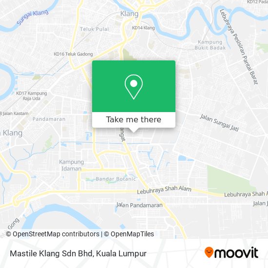 Mastile Klang Sdn Bhd map