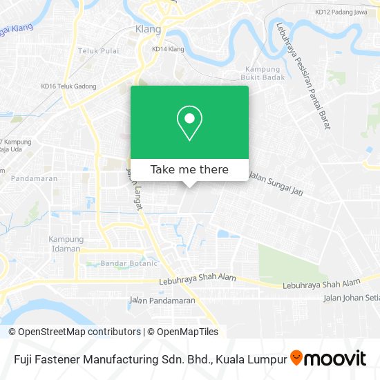 Fuji Fastener Manufacturing Sdn. Bhd. map