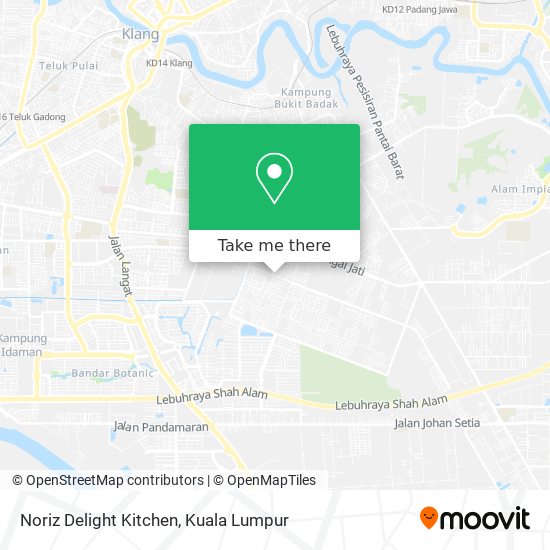 Noriz Delight Kitchen map