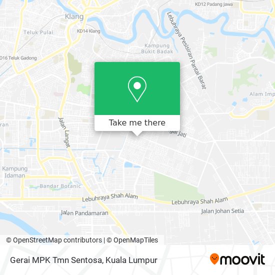 Peta Gerai MPK Tmn Sentosa