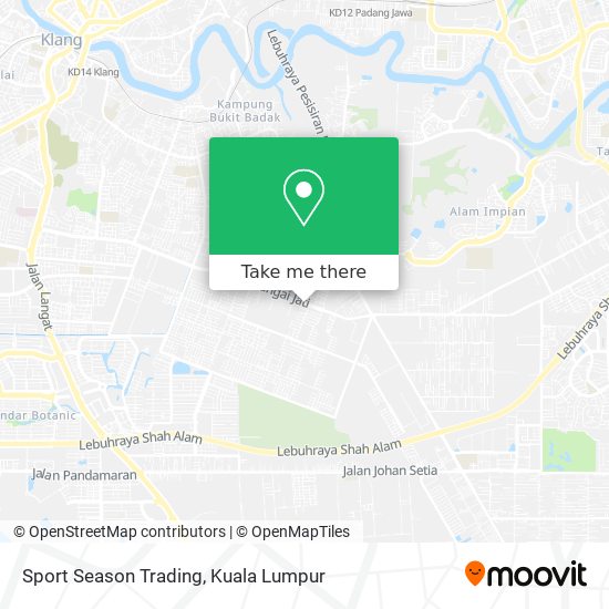 Sport Season Trading map