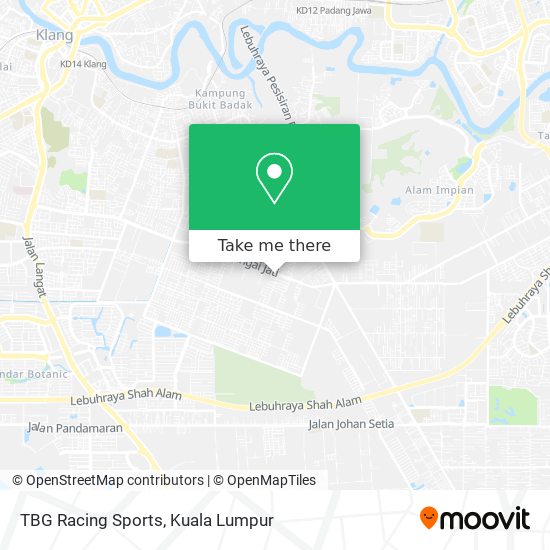 TBG Racing Sports map