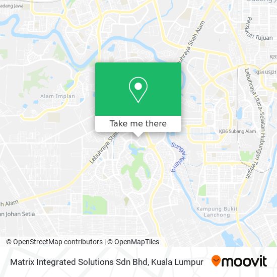 Matrix Integrated Solutions Sdn Bhd map