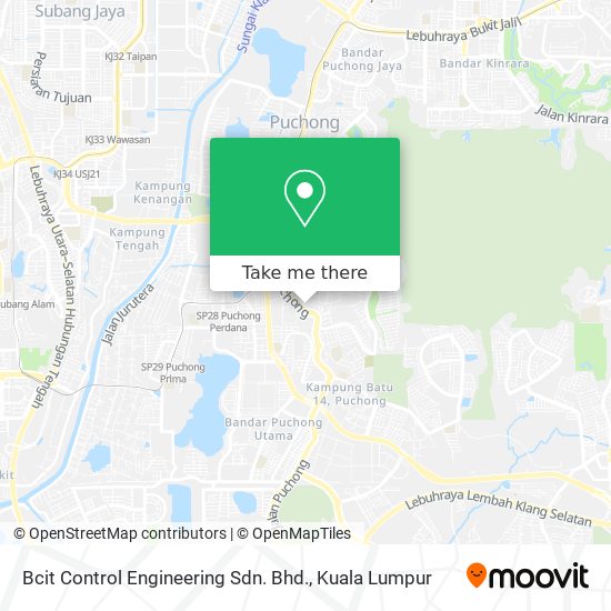 Bcit Control Engineering Sdn. Bhd. map