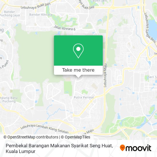 Pembekal Barangan Makanan Syarikat Seng Huat map